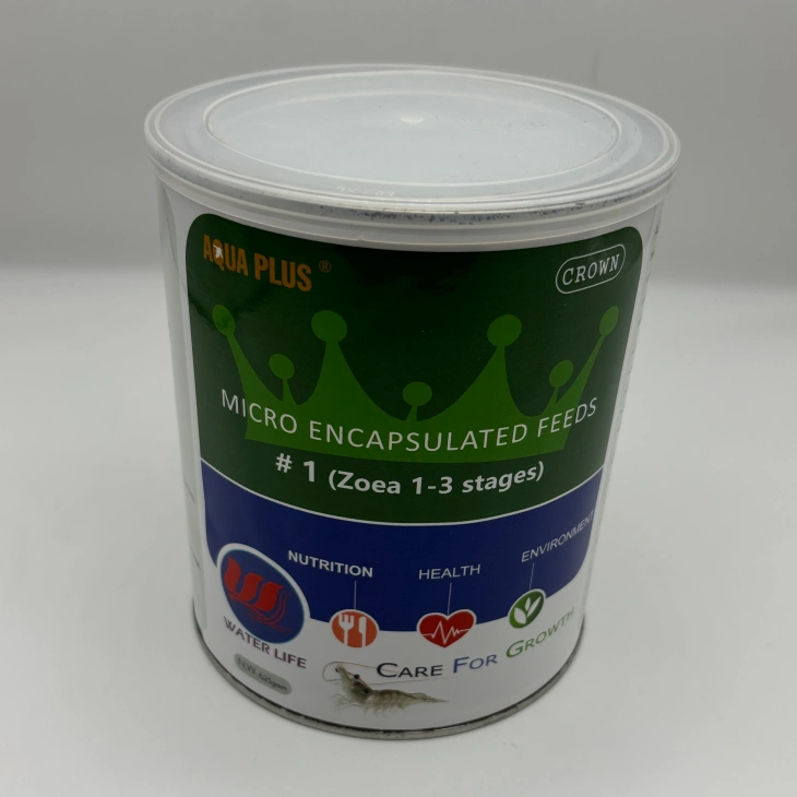 Aqua plus mikrokapsulēta barība garneļu kāpuriem